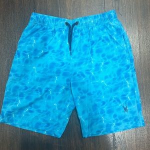 Boys spyder brand bathing suit size 7/8 never worn! Like new!